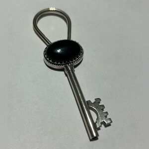 Handmade Egyptian Silver Keychain